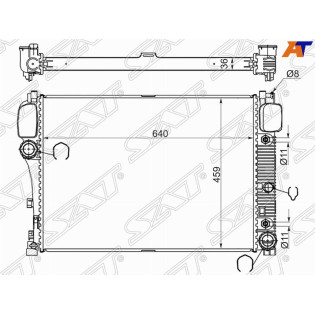 Радиатор Mercedes-Benz S-Class 05-13 / CL-Class 06-14 SAT