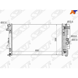 Радиатор Mercedes-Benz Viano 03-14 / Vito 03-14 SAT