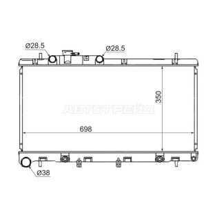 Радиатор Subaru Legacy 98-03 / Outback 98-03 / Legacy B4 98-03 SAT