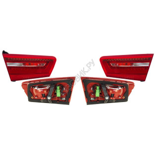 Фонари задние Ауди А6 Audi A6 C11 (2011-) комплект 2 штуки левый и правый SAT высокое качество