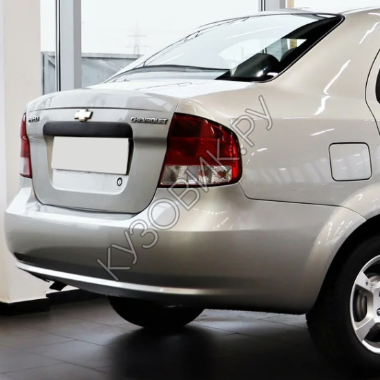 Бампер задний в цвет кузова Chevrolet Aveo T200 (2003-2008) седан Бампер задний в цвет кузова Chevrolet Aveo T200 (2003-2008) седан
