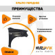 Крыло переднее правое Chevrolet Aveo T250 (2006-2012) седан KUZOVIK Крыло переднее правое Chevrolet Aveo T250 (2006-2012) седан KUZOVIK