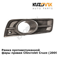 Рамка противотуманной фары правая Chevrolet Cruze (2009-2012) дорестайлинг KUZOVIK