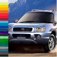 Бампер передний в цвет кузова Hyundai Santa Fe 1 Тагаз (2000-2013)