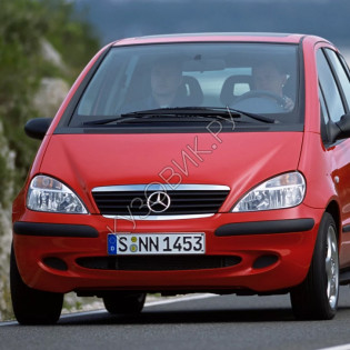 Бампер передний в цвет кузова Mercedes A-Class W168 (2001-) рестайлинг