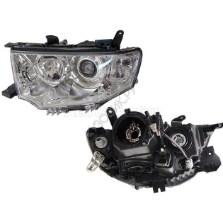 Фара MITSUBISHI PAJERO SPORT 08-17/L200 13-16 лев под ксенон, с электрокорректором SAT