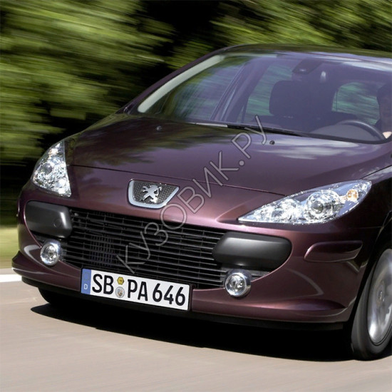 Бампер передний в цвет кузова Peugeot 307 (2005-2008) рестайлинг Бампер передний в цвет кузова Peugeot 307 (2005-2008) рестайлинг