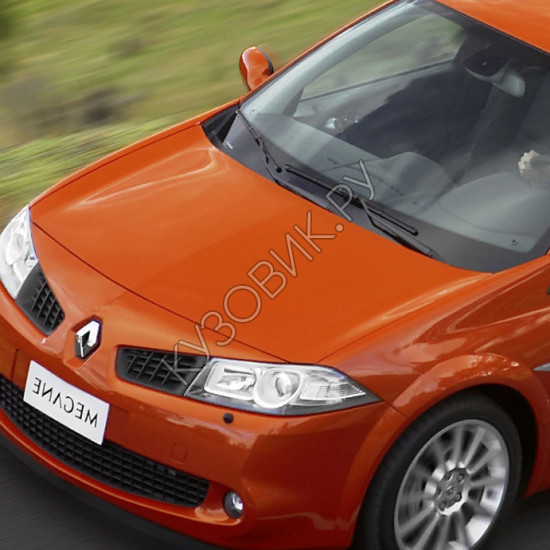 Капот в цвет кузова Renault Megane 2 (2002-2008) Капот в цвет кузова Renault Megane 2 (2002-2008)